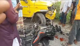 পাটগ্রামে পিকআপের সাথে মুখোমুখি সংঘর্ষে মোটরসাইকেল আরোহী নিহত