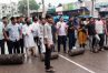 গোপালগঞ্জে এনসিপি নেতাদের উপর হামলার প্রতিবাদে শেরপুরে রাস্তা ব্লকেড