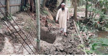 মোরেলগঞ্জে কৃষক দল নেতার জমি দখলে মরিয়া শ্রমীক লীগ নেতা