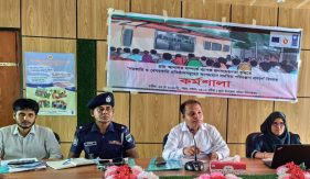 সাতক্ষীরার দেবহাটায় গ্রাম আদালত বিষয়ক কর্মশালা