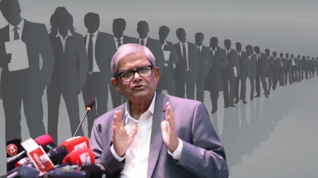 চাকরির একটি পদের জন্য পাঁচ-ছয় লাখ আবেদন আসছে: মির্জা ফখরুল