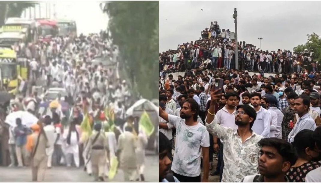 ককরোচ পার্টির আন্দোলনের মধ্যেই রাস্তায় নেমেছেন কৃষকরা