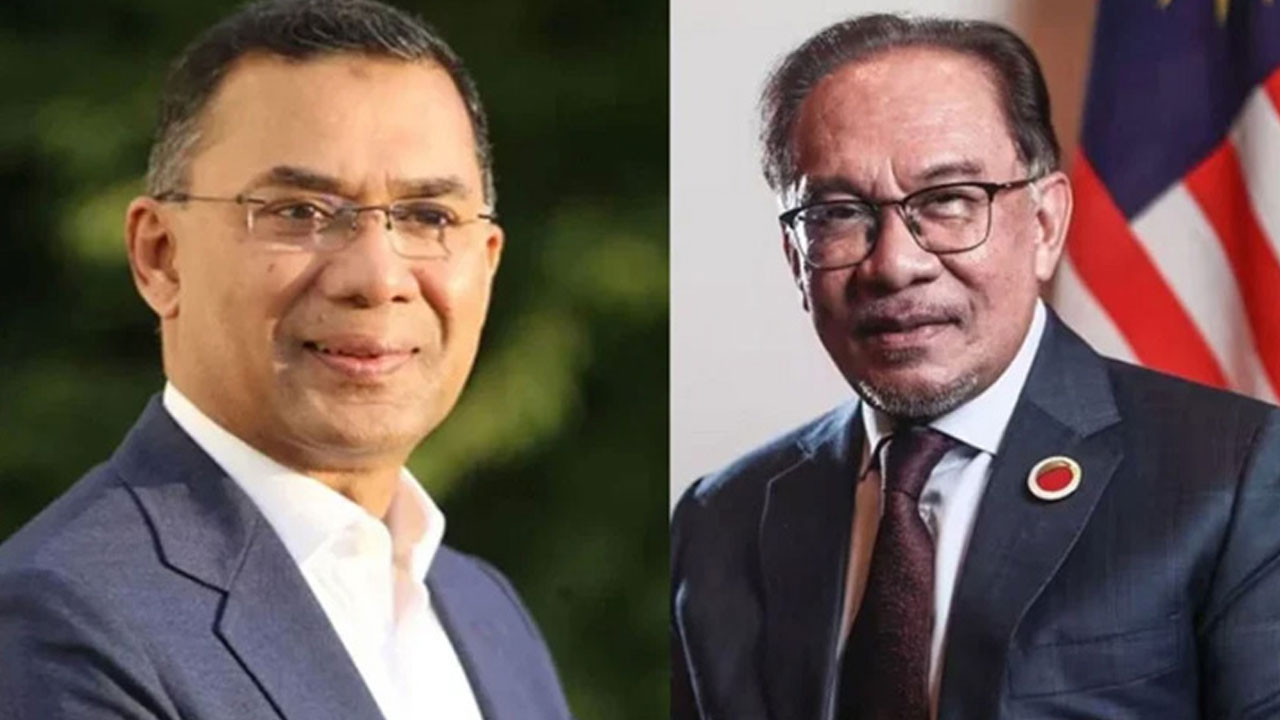 মালয়েশিয়ার প্রধানমন্ত্রীর কাছে সহযোগিতা চাইলেন প্রধানমন্ত্রী তারেক রহমান