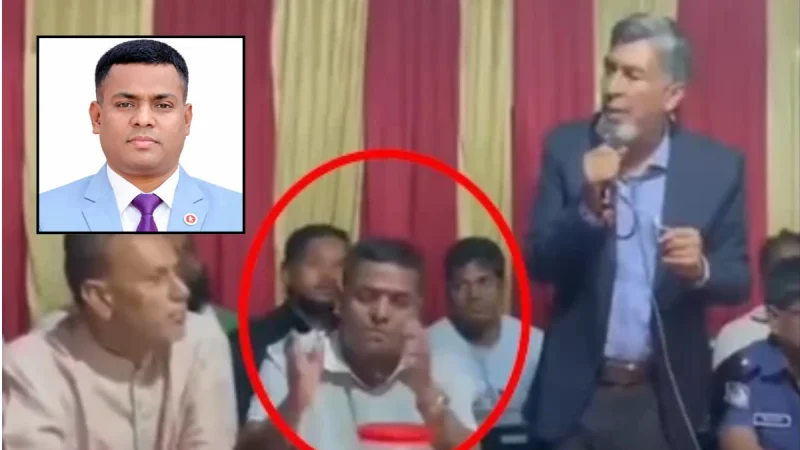 এমপির বক্তব্যে হাততালি দেওয়া ইউএনও বললেন ‘আমি এখন বিএনপি নেতা’