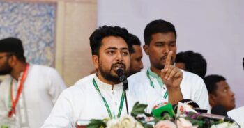 পানির হিস্যায় ভারতকে এক চুলও ছাড় দেব না: নাহিদ ইসলাম