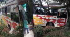 ভয়াবহ সড়ক দুর্ঘটনায় জামায়াতের লংমার্চের গাড়ি, আহত অনেকে
